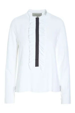 Damen Henriette Steffensen Copenhagen BLUSE M/ RÜSCHEN | 96090