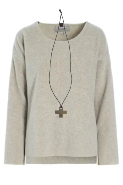 Damen Henriette Steffensen Copenhagen BLUSE MIT RUNDEM HALS | 1355