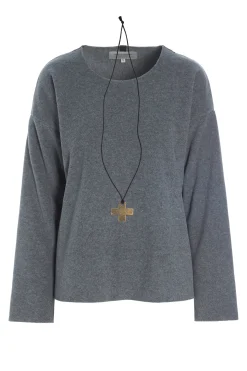 Damen Henriette Steffensen Copenhagen BLUSE MIT RUNDEM HALS | 1355