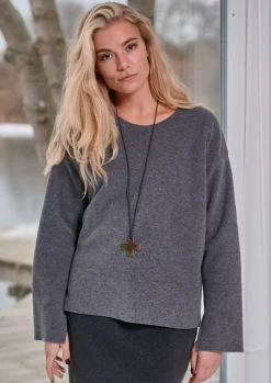 Damen Henriette Steffensen Copenhagen BLUSE MIT RUNDEM HALS | 1355