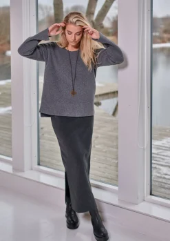 Damen Henriette Steffensen Copenhagen BLUSE MIT RUNDEM HALS | 1355