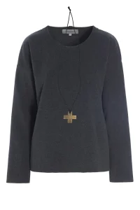 Damen Henriette Steffensen Copenhagen BLUSE MIT RUNDEM HALS | 1355