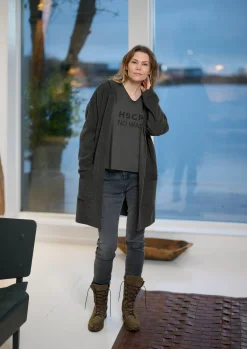 Damen Henriette Steffensen Copenhagen CARDIGAN MIT KAPUZE | 7118