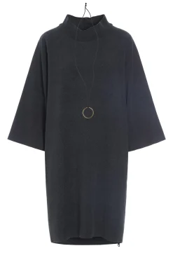 Damen Henriette Steffensen Copenhagen KLEID MIT HOHEM HALS | 3243