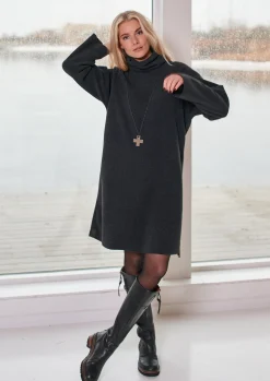 Damen Henriette Steffensen Copenhagen KLEID MIT HOHEM HALS | 3246