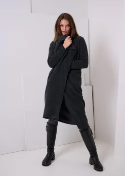 Damen Henriette Steffensen Copenhagen LANGE CARDIGAN M/ WASSERFALL | 7131