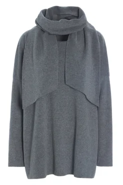 Damen Henriette Steffensen Copenhagen SWEATER MIT SCHAL | 1338