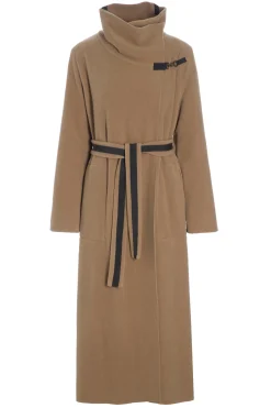 Damen Henriette Steffensen Copenhagen TRENCHCOAT AUS DOPPELLAGIGEM FLEECE | 7145