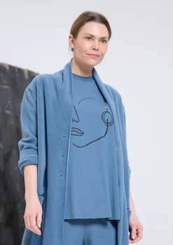 Damen Henriette Steffensen Copenhagen T-SHIRT FACE IT | 96089