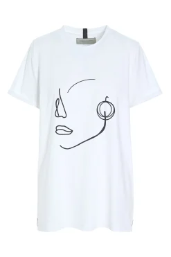 Damen Henriette Steffensen Copenhagen T-SHIRT FACE IT | 96089
