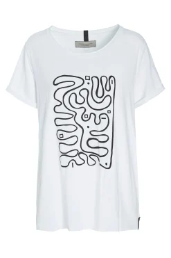 Damen Henriette Steffensen Copenhagen T-SHIRT MIT GRAFIKDRUCK | 96063