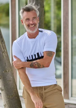 Herren Henriette Steffensen Copenhagen T-SHIRT MIT GRAFIKDRUCK | 1018CP