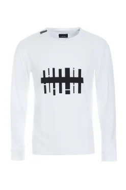 Herren Henriette Steffensen Copenhagen T-SHIRT MIT GRAFIKDRUCK & LANGEN ÄRMELN | 1019CP