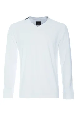 Herren Henriette Steffensen Copenhagen T-SHIRT V-AUSSCHNITT LANGARM | 1021C