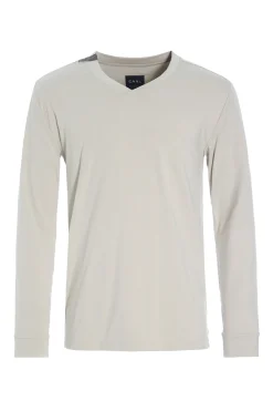 Herren Henriette Steffensen Copenhagen T-SHIRT V-AUSSCHNITT LANGARM | 1021C