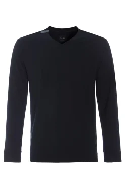 Herren Henriette Steffensen Copenhagen T-SHIRT V-AUSSCHNITT LANGARM | 1021C