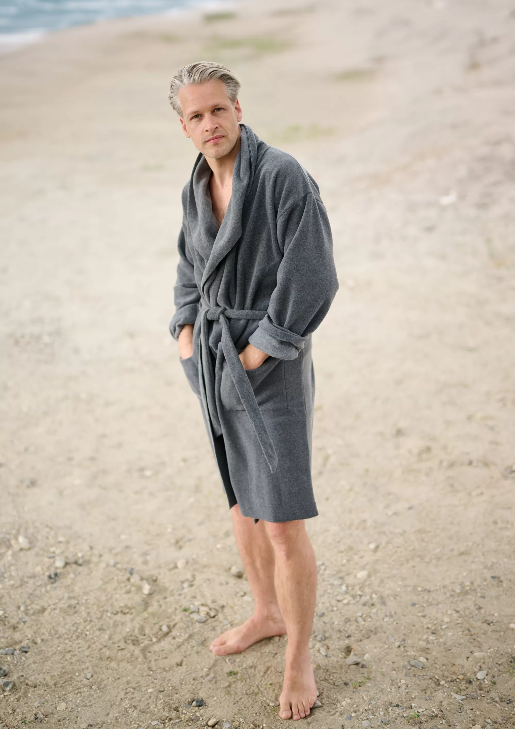 Henriette Steffensen Copenhagen BADEMÄNTEL HERREN | 1009C GREY Fashion