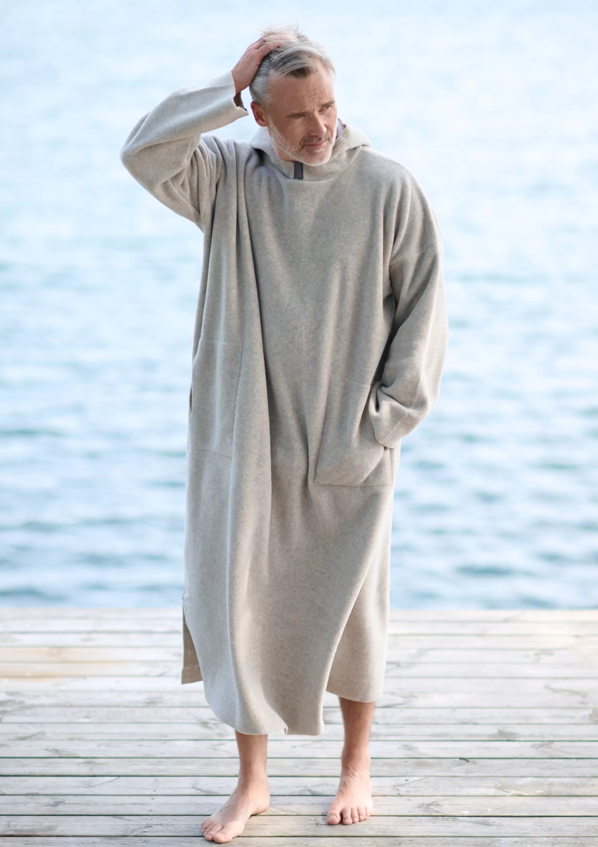 Henriette Steffensen Copenhagen BADEPONCHO HERREN | 4097 SAND Best