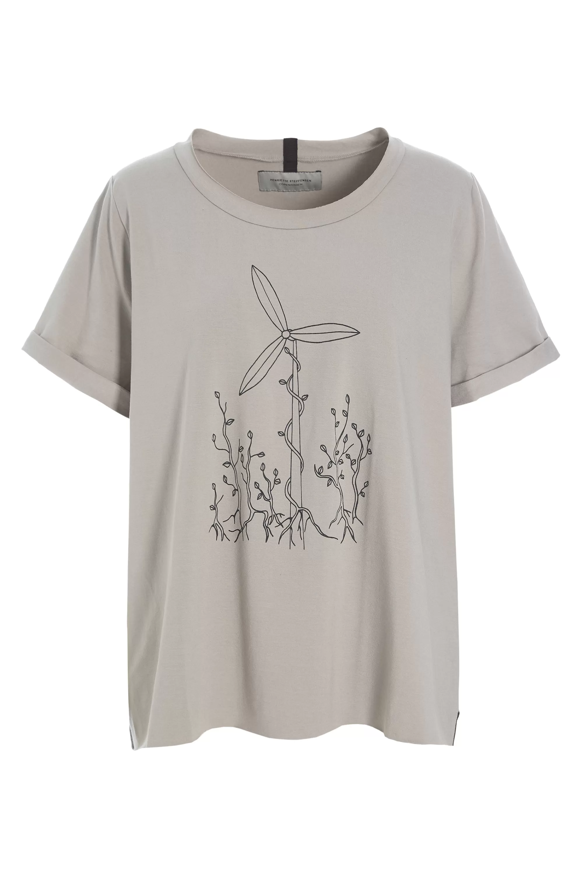 Henriette Steffensen Copenhagen BLUSE FREEDOM DRUCK | 96075 SAND Best
