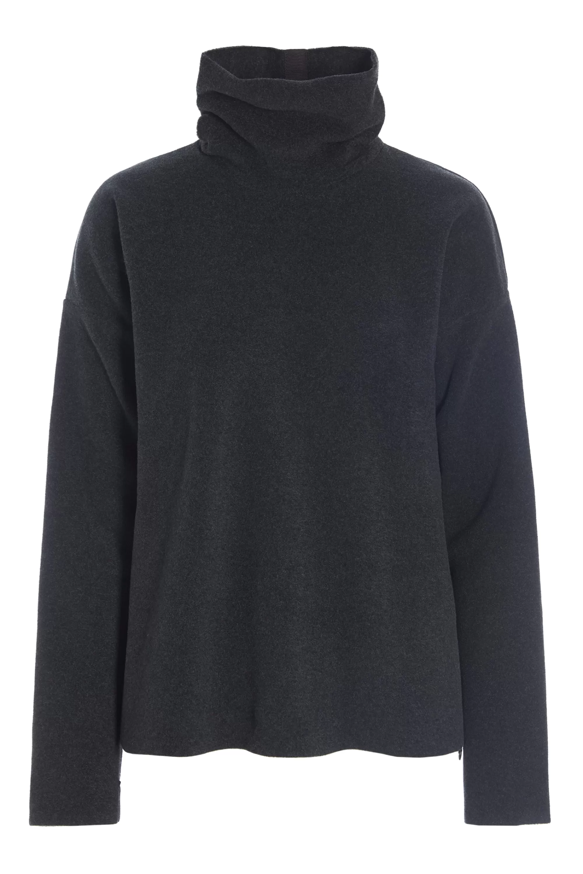 Henriette Steffensen Copenhagen BLUSE HOHER KRAGEN | 1360 SOFT BLACK Best Sale