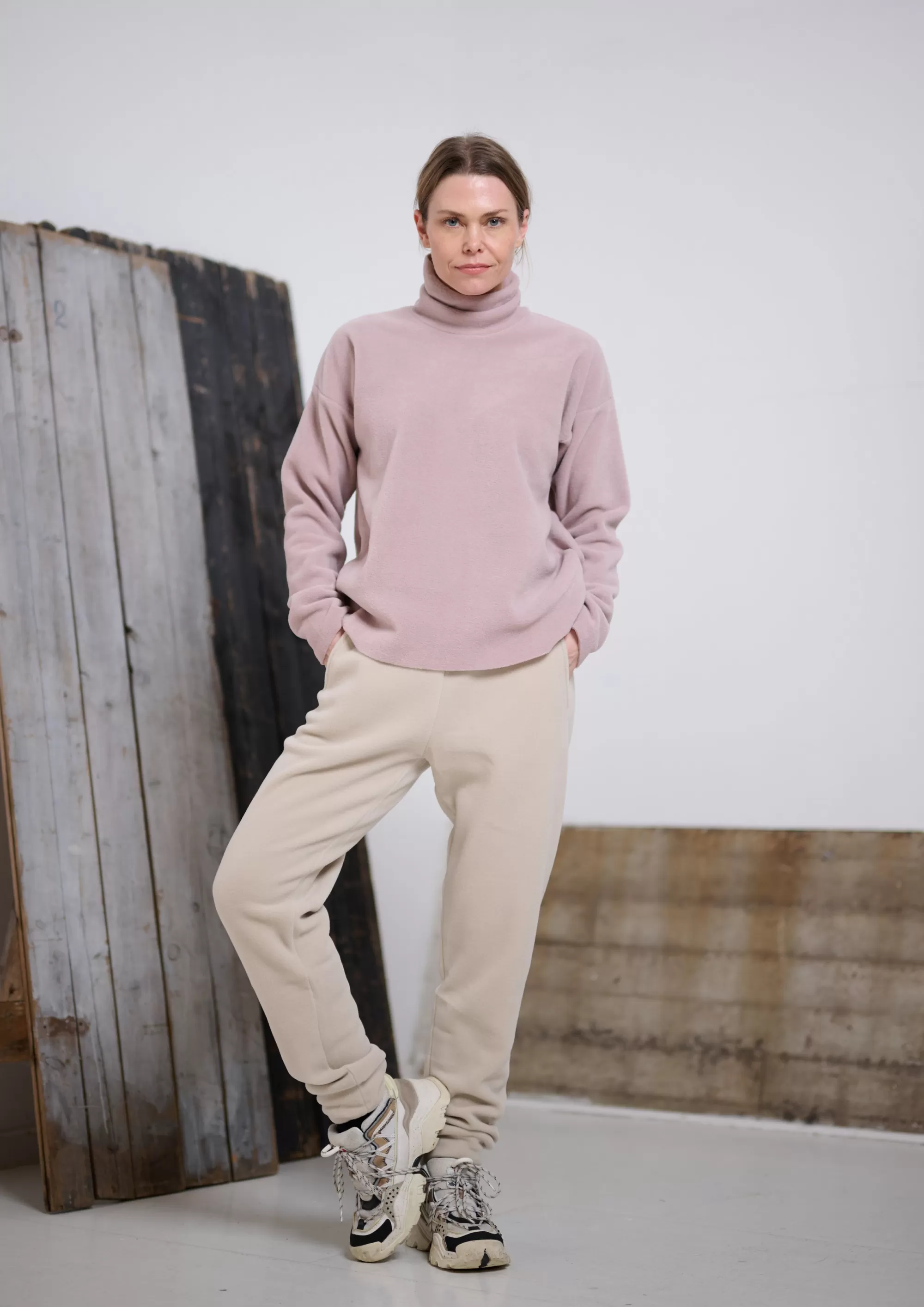 Henriette Steffensen Copenhagen BLUSE HOHER KRAGEN | 1360 NUDE Discount