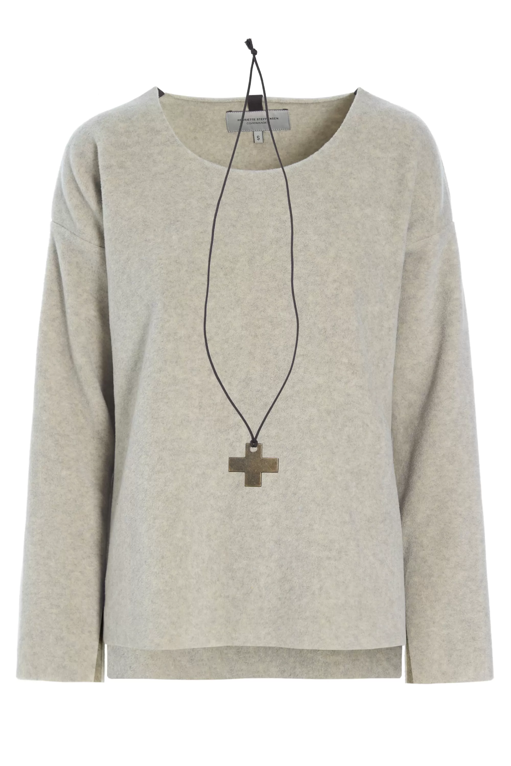 Henriette Steffensen Copenhagen BLUSE MIT RUNDEM HALS | 1355 SAND Clearance
