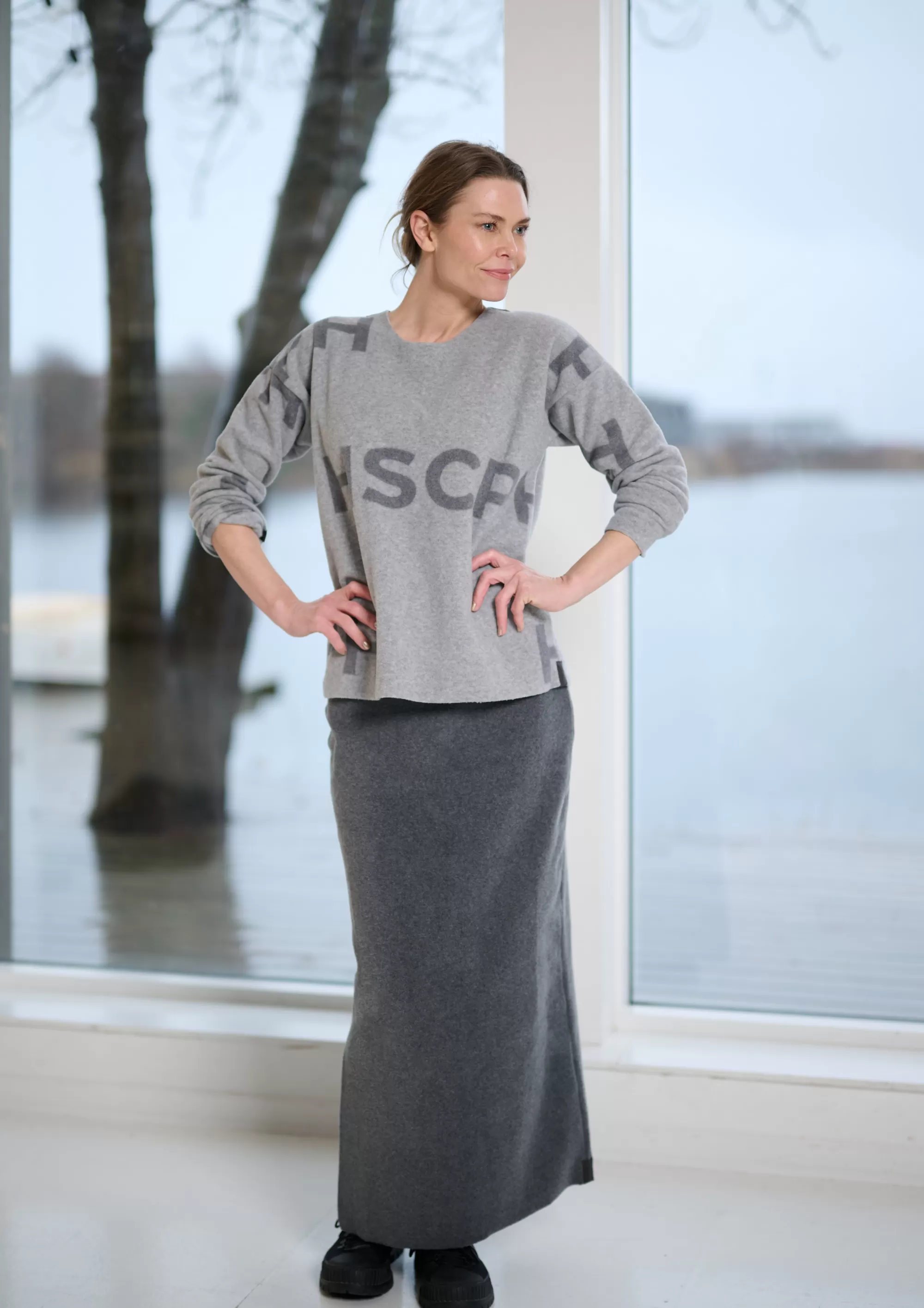 Henriette Steffensen Copenhagen BLUSE RUNDER AUSSCHNITT | 1359P HSCPH PRINT Online