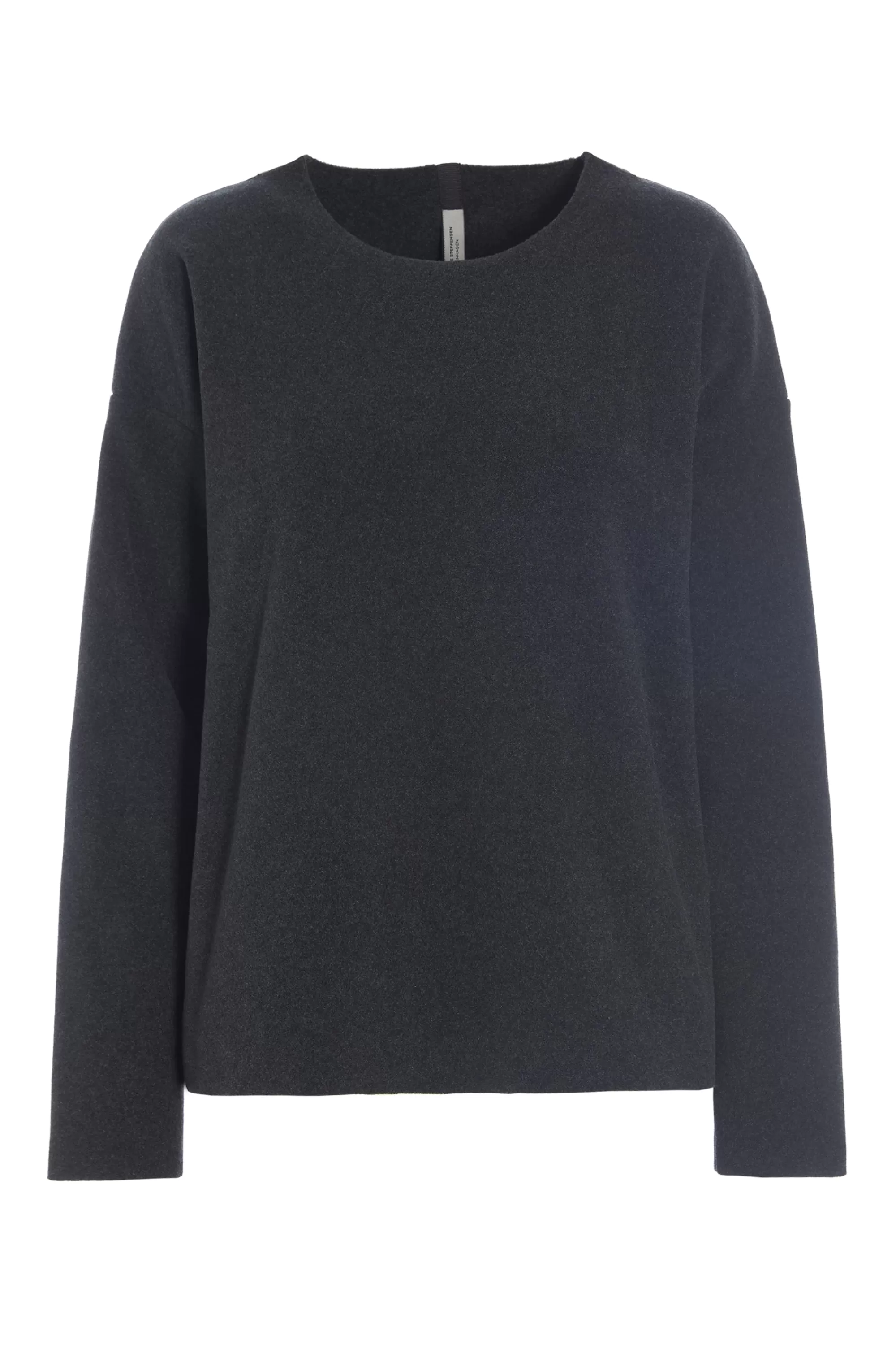 Henriette Steffensen Copenhagen BLUSE RUNDHALS | 1359 SOFT BLACK Shop