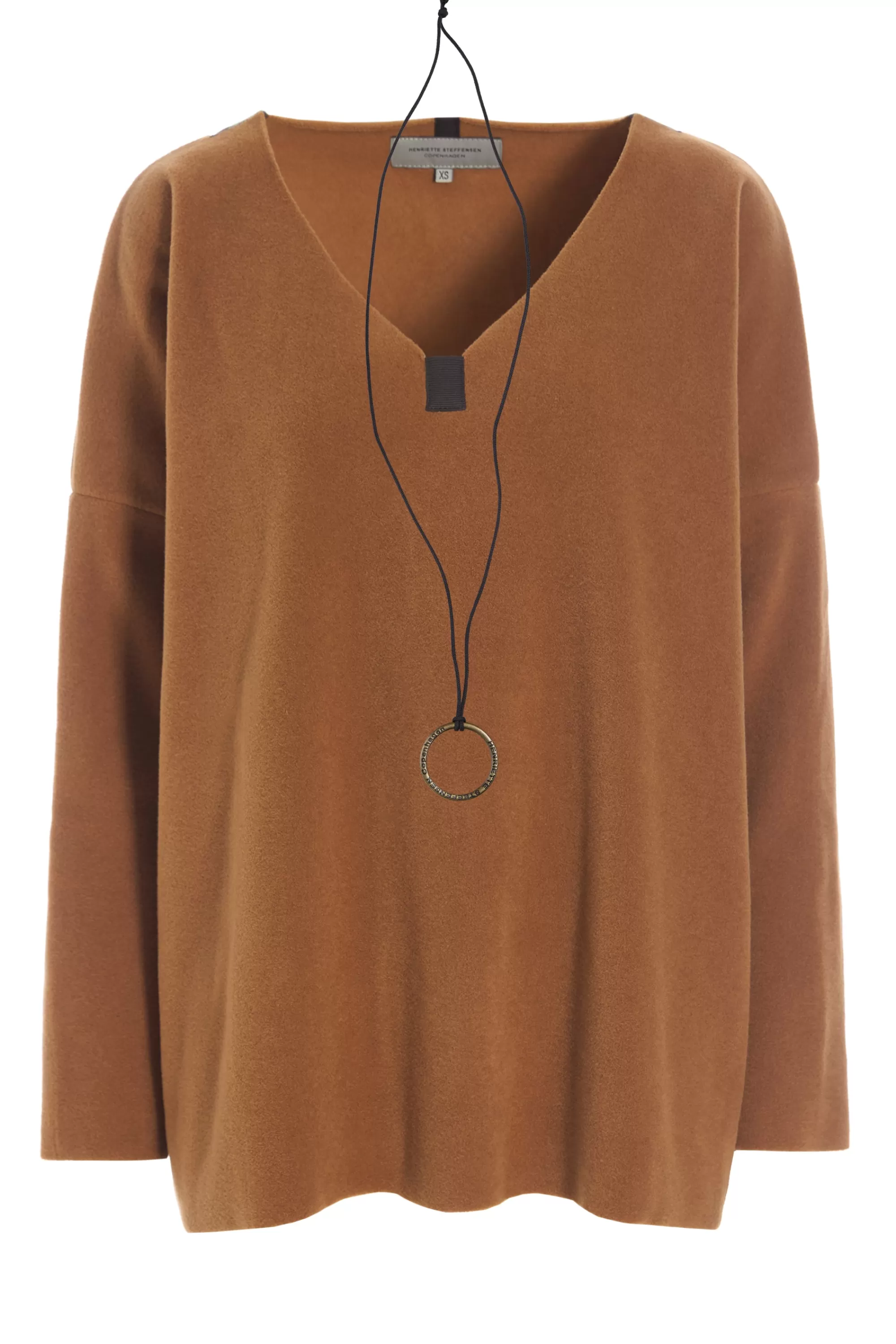 Henriette Steffensen Copenhagen BLUSE V-AUSSCHNITT | 1336 RUST Hot