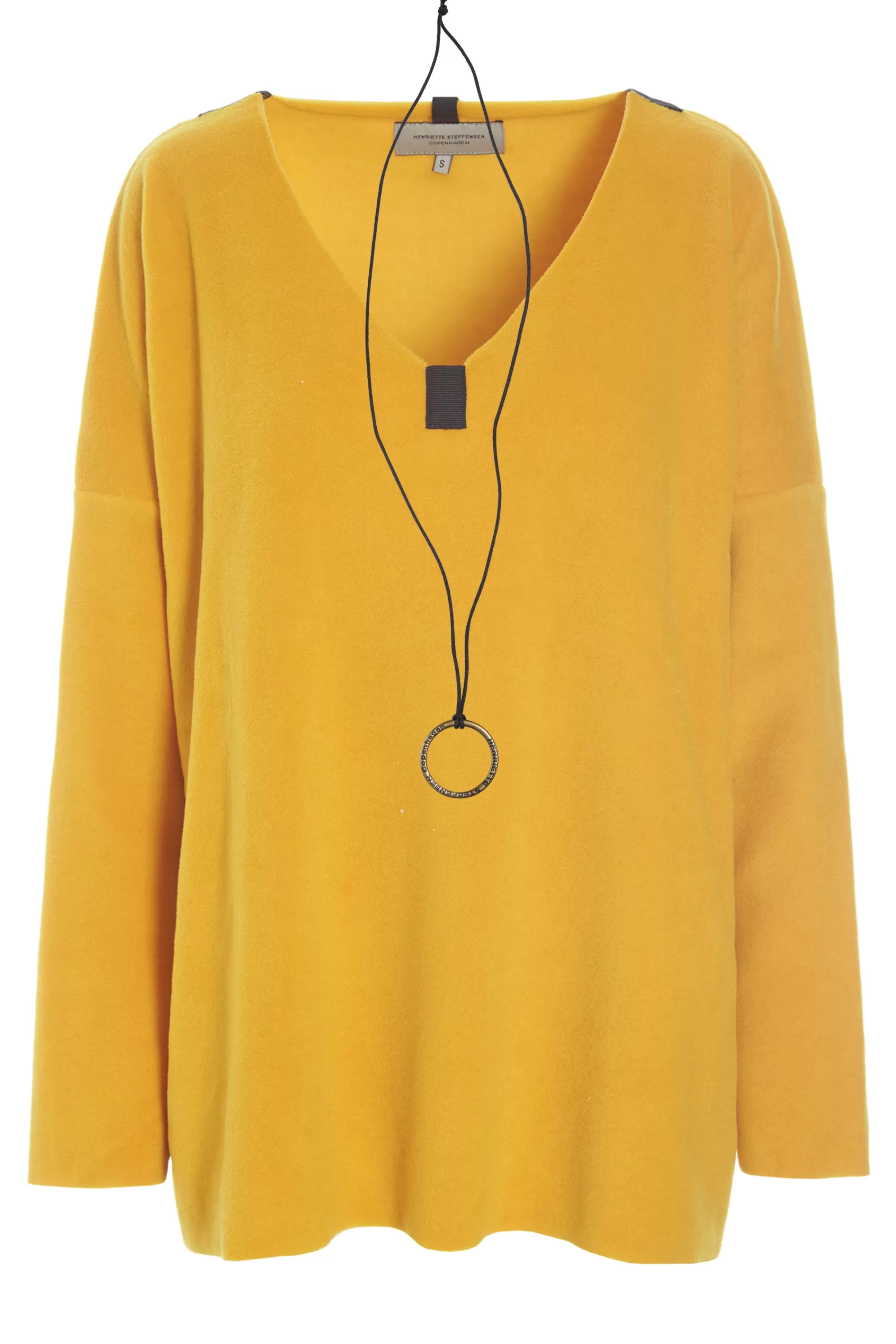 Henriette Steffensen Copenhagen BLUSE V-AUSSCHNITT | 1336 SAFRAN Store