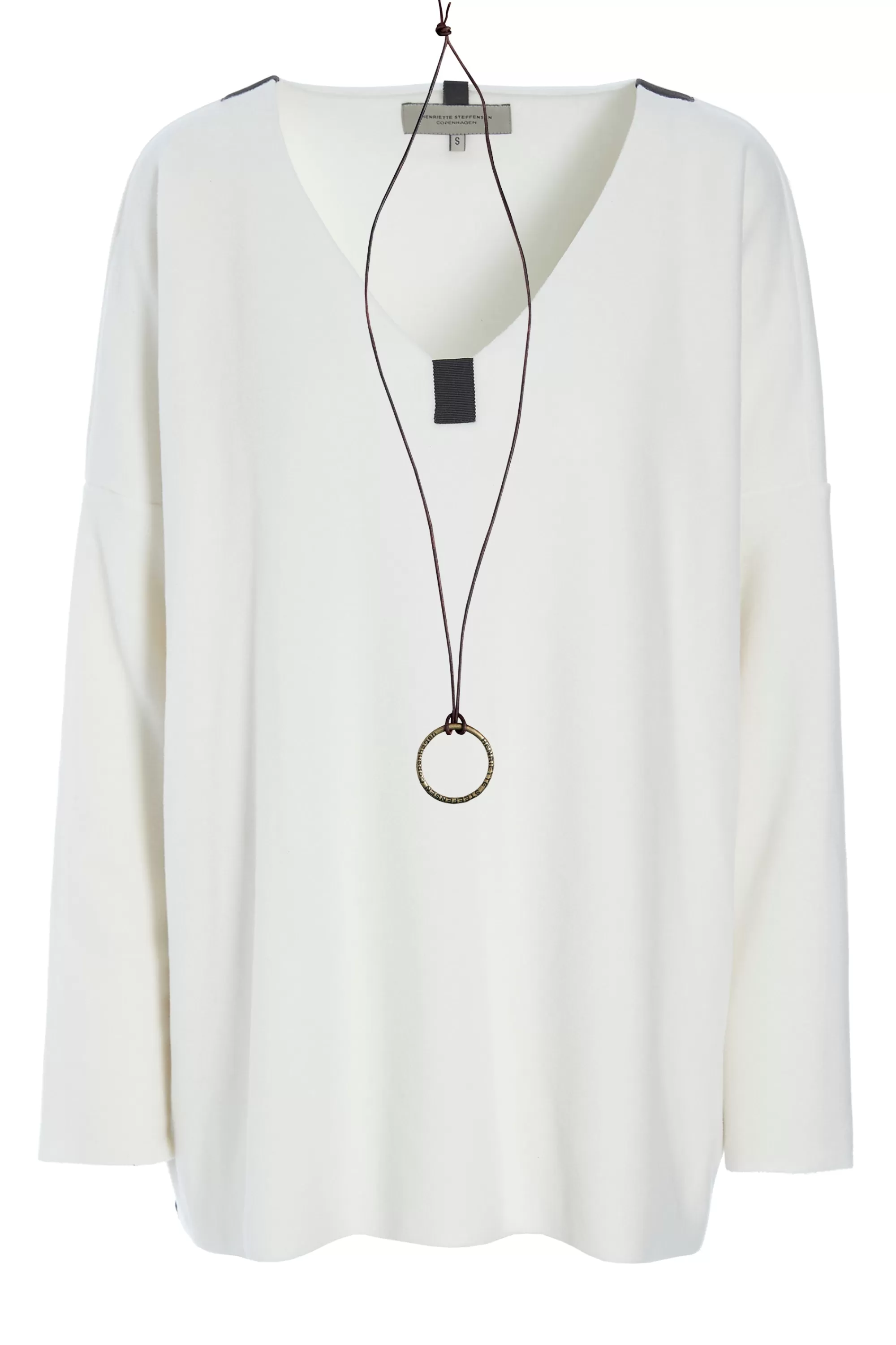 Henriette Steffensen Copenhagen BLUSE V-AUSSCHNITT | 1336 OFF WHITE Sale