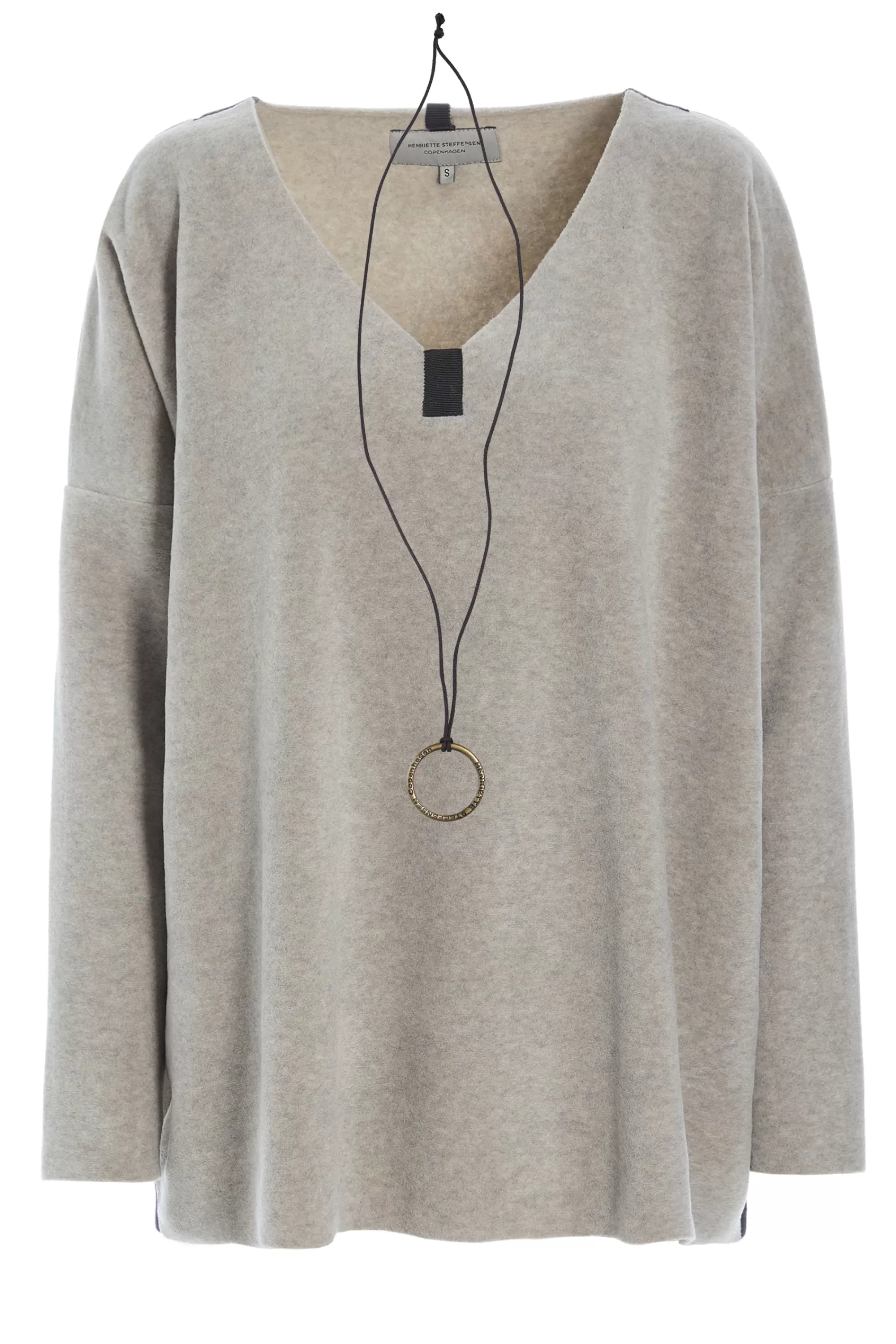 Henriette Steffensen Copenhagen BLUSE V-AUSSCHNITT | 1336 SAND Sale