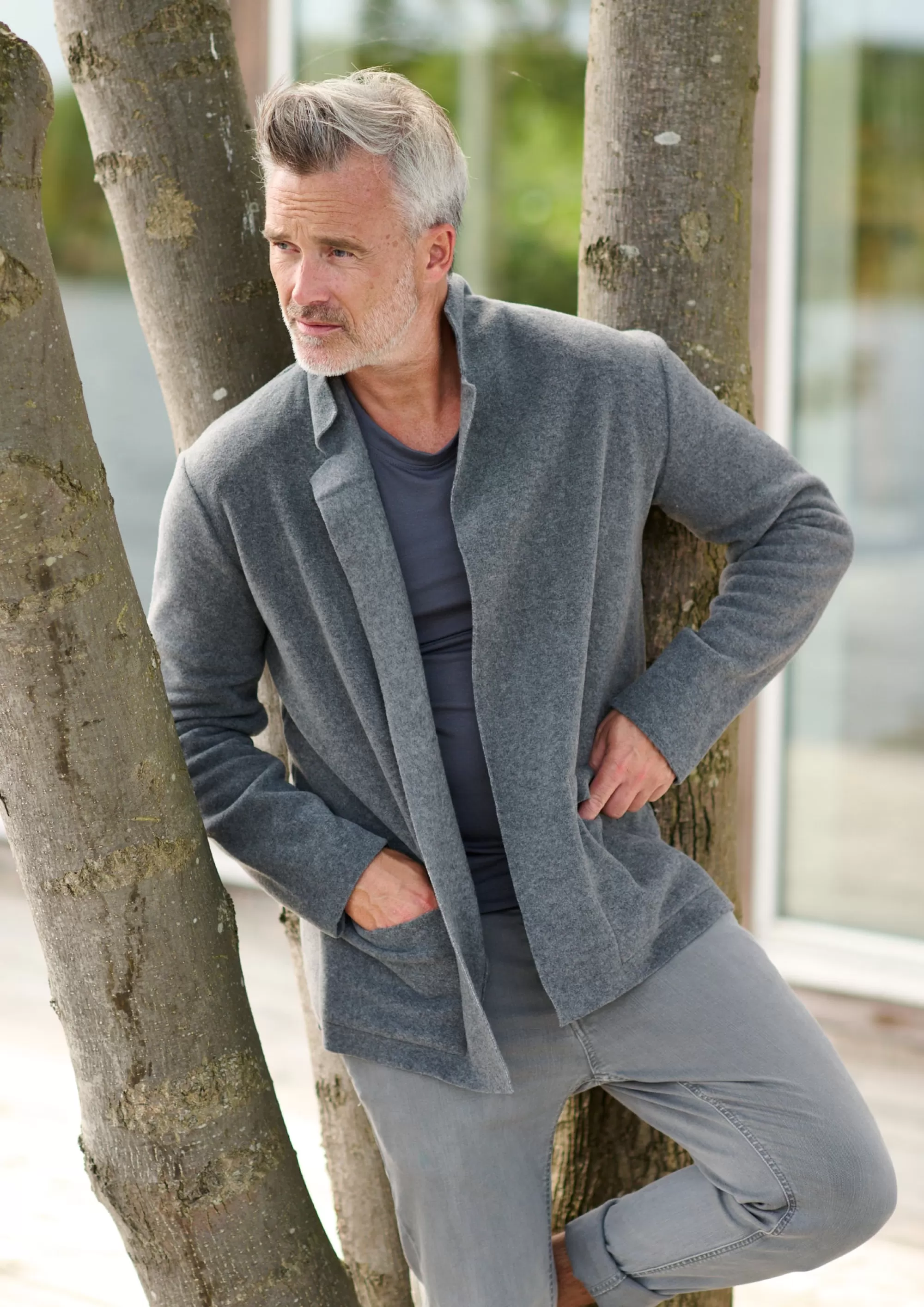 Henriette Steffensen Copenhagen CARDIGAN | 1001C GREY Fashion