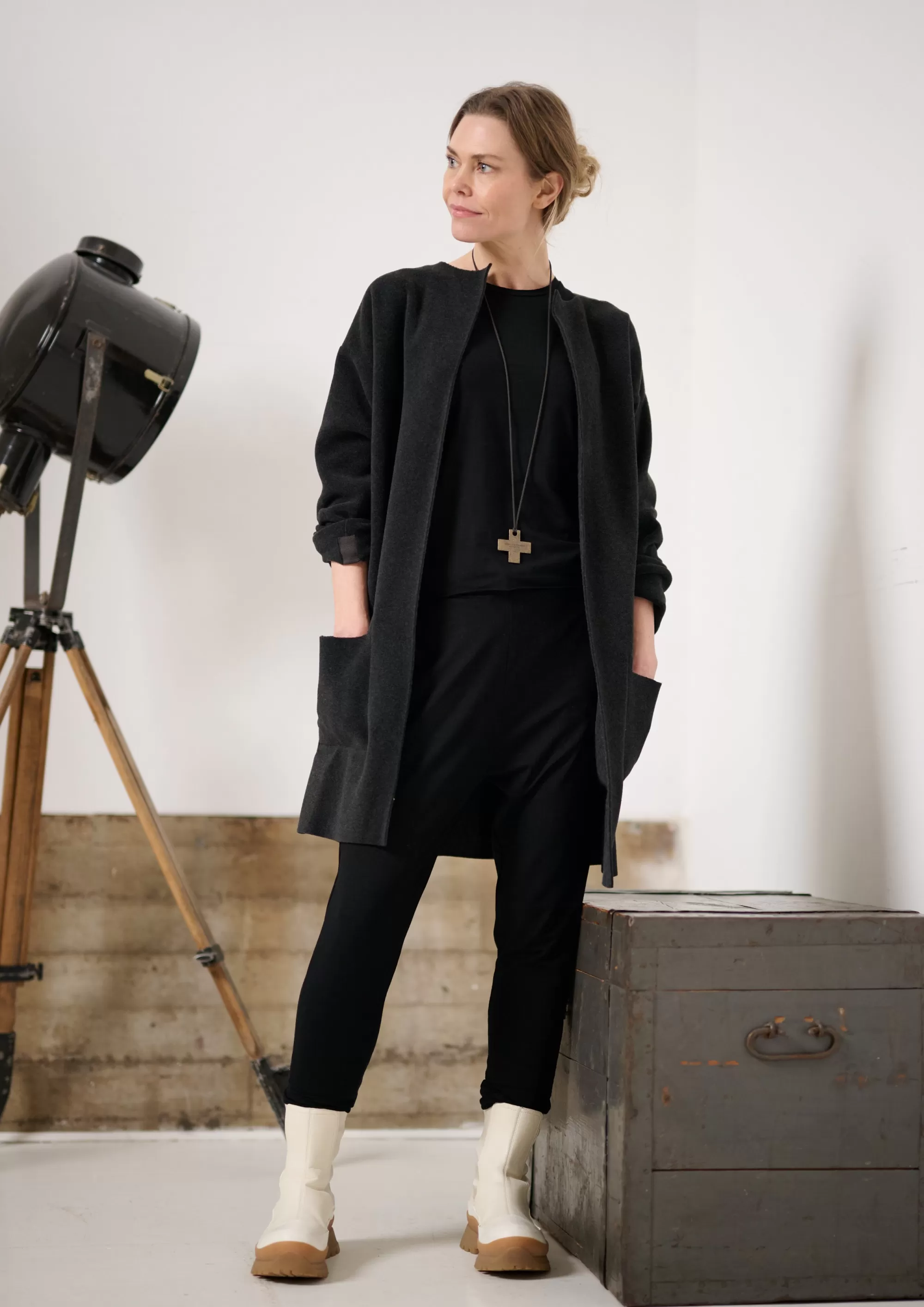 Henriette Steffensen Copenhagen CARDIGAN | 7104 SOFT BLACK Fashion