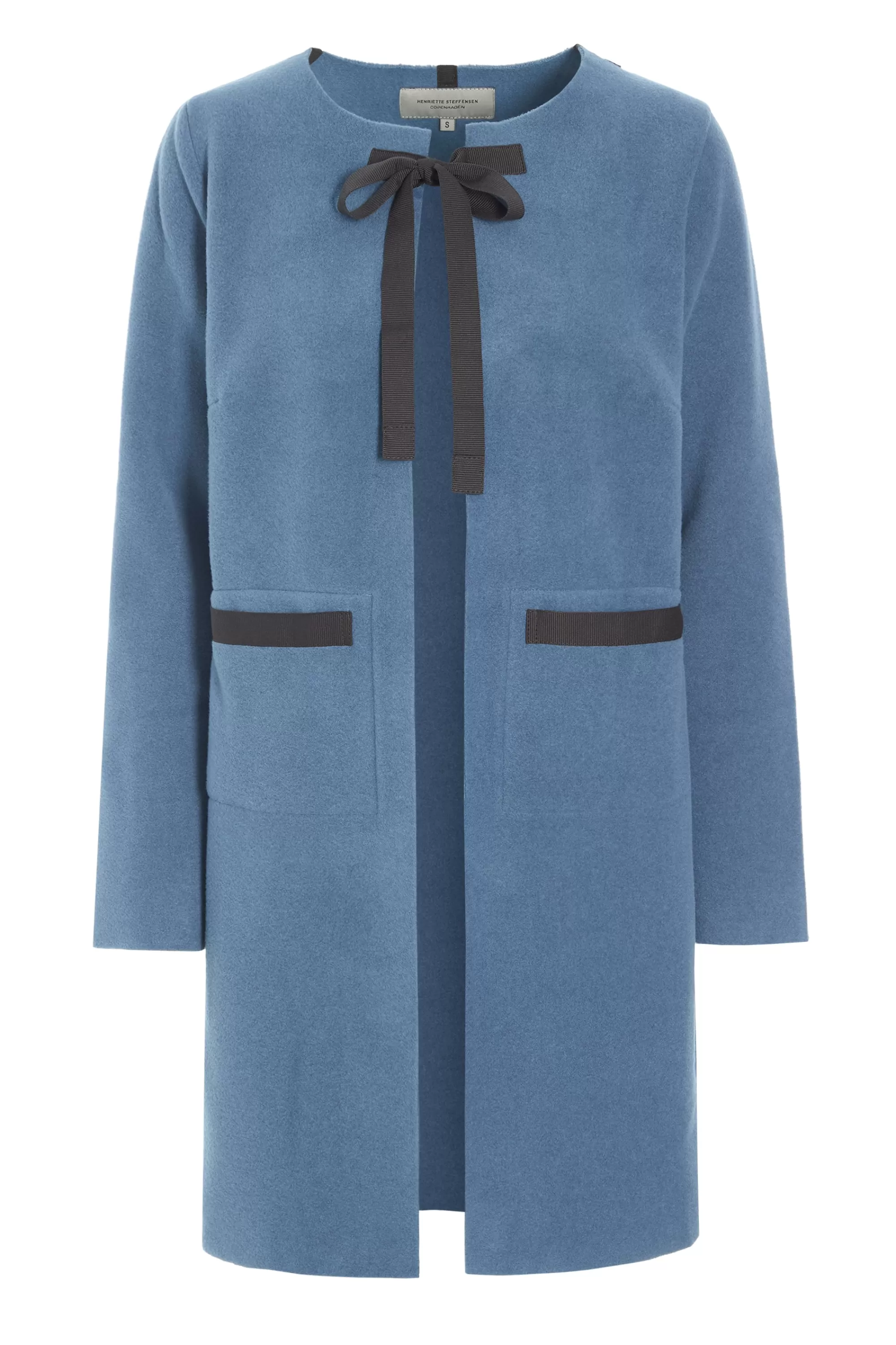Henriette Steffensen Copenhagen CARDIGAN | 7124 DUSTY BLUE Best