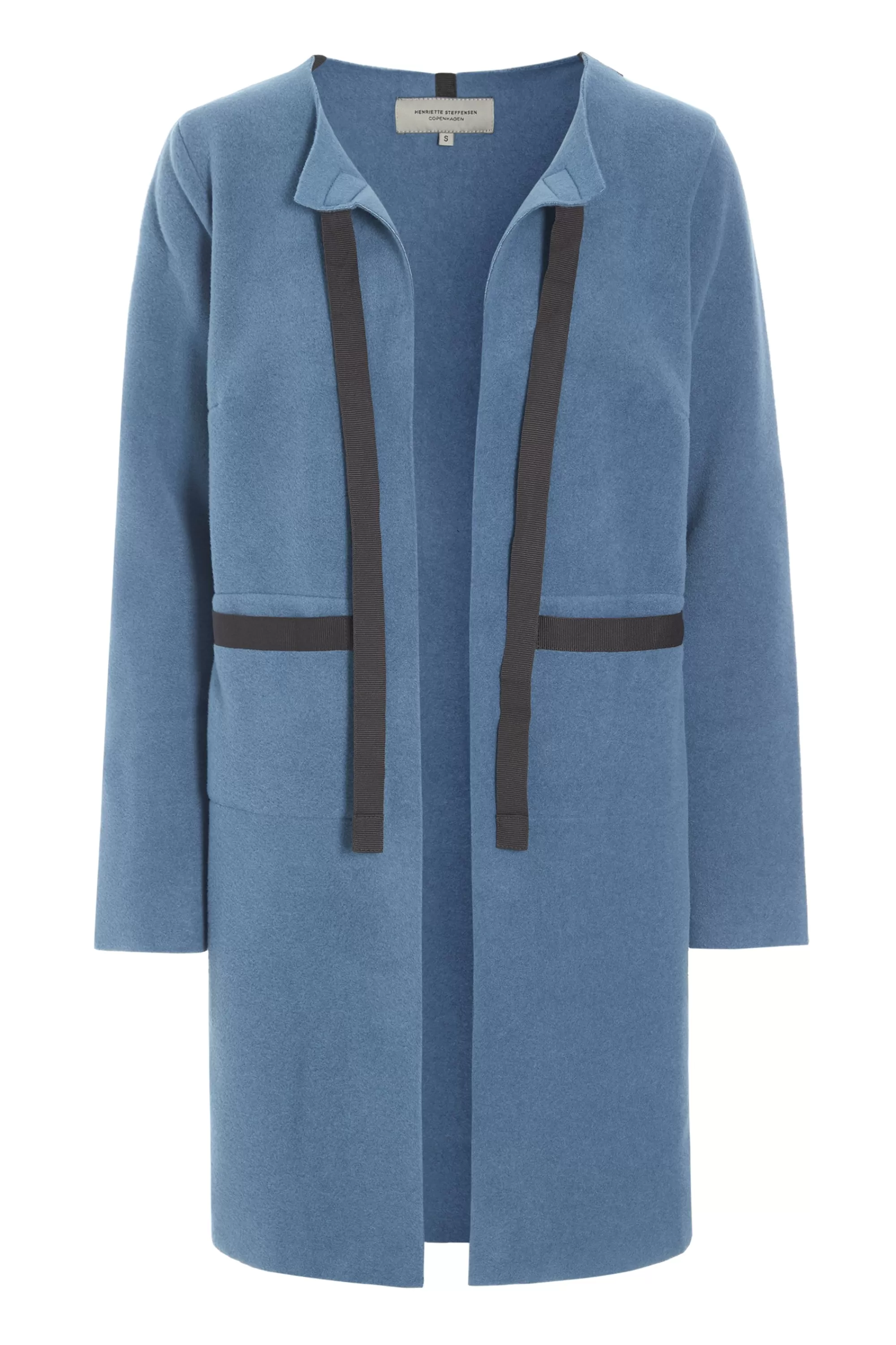 Henriette Steffensen Copenhagen CARDIGAN | 7124 DUSTY BLUE Best