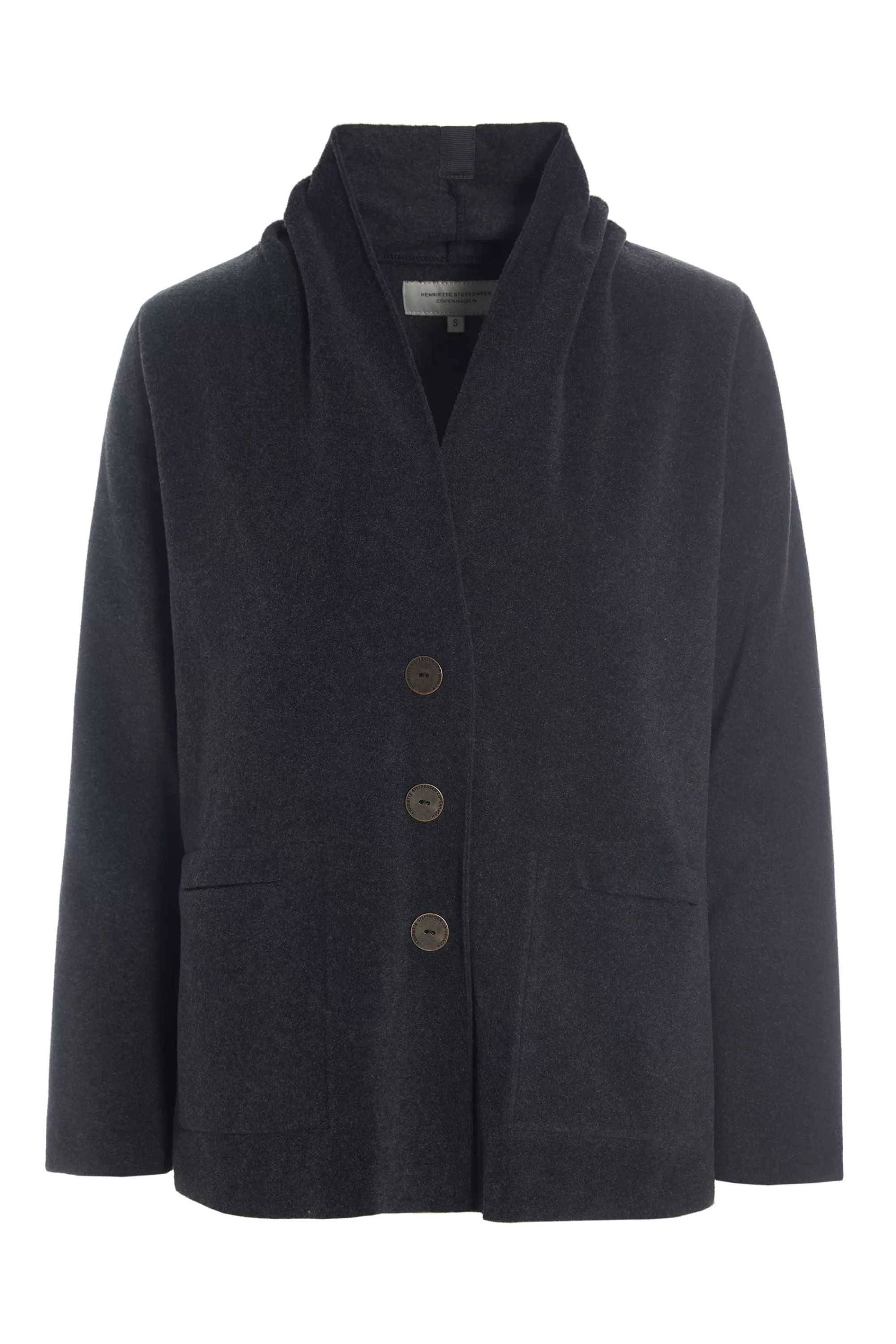 Henriette Steffensen Copenhagen CARDIGAN | 7168 SOFT BLACK Clearance