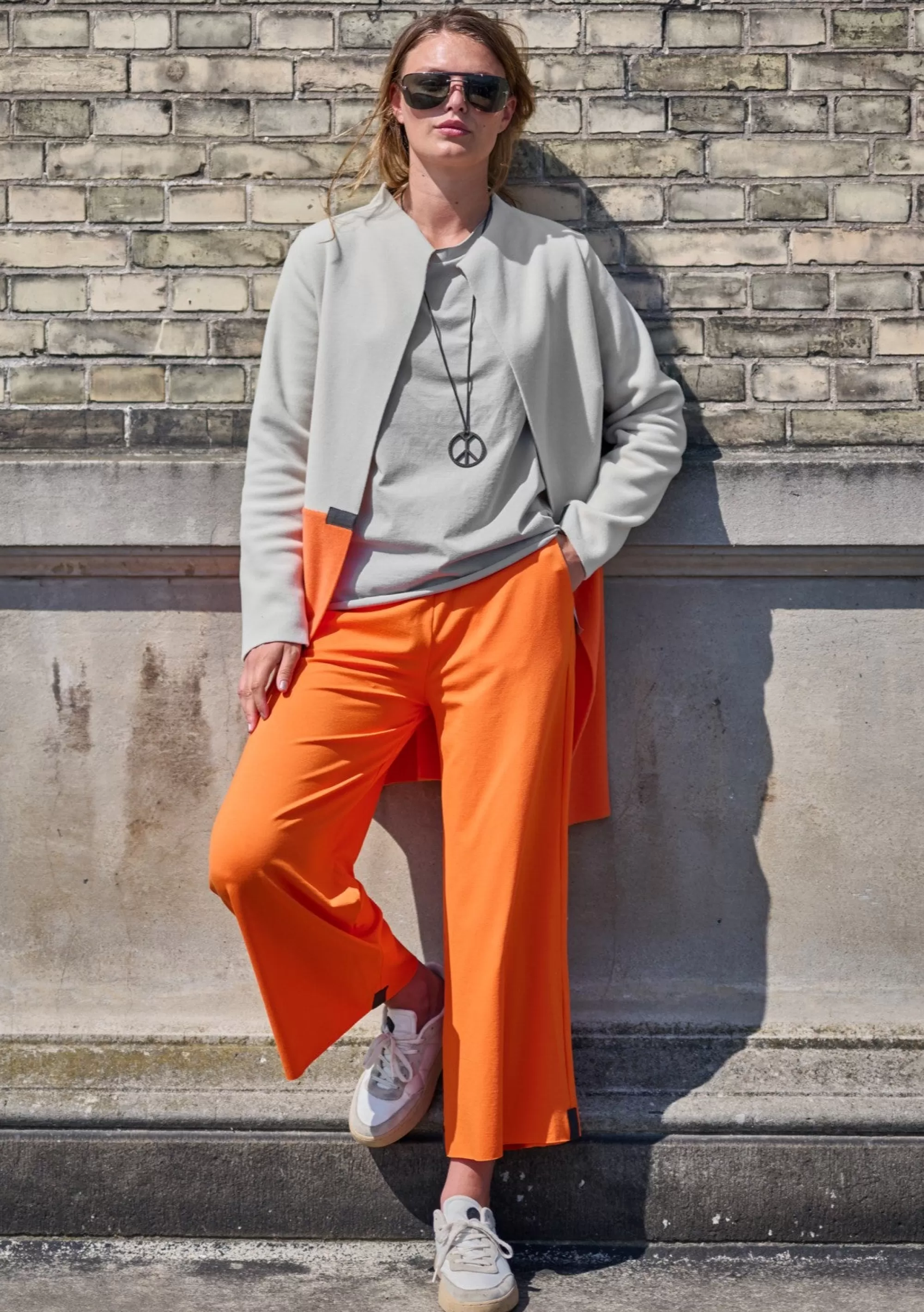 Henriette Steffensen Copenhagen FLARE HOSEN 3/4 | 99015 ORANGE New