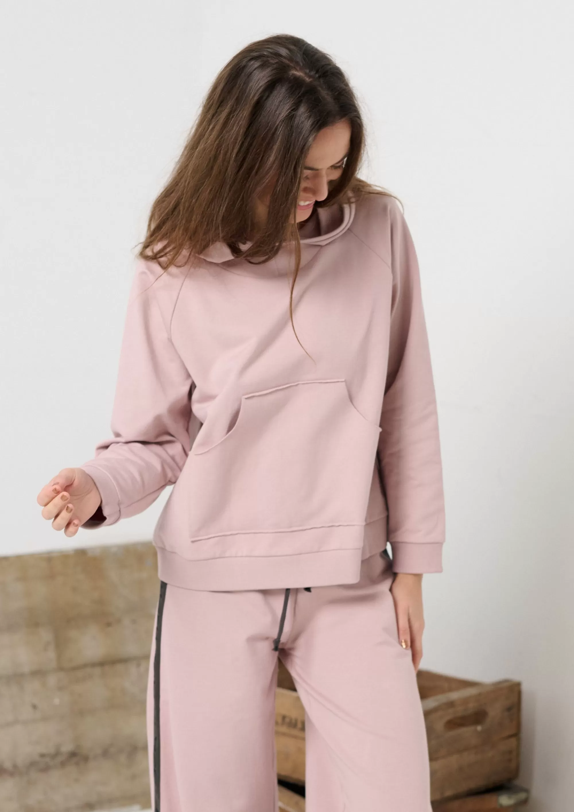 Henriette Steffensen Copenhagen KAPUZENPULLI | 71009 NUDE New