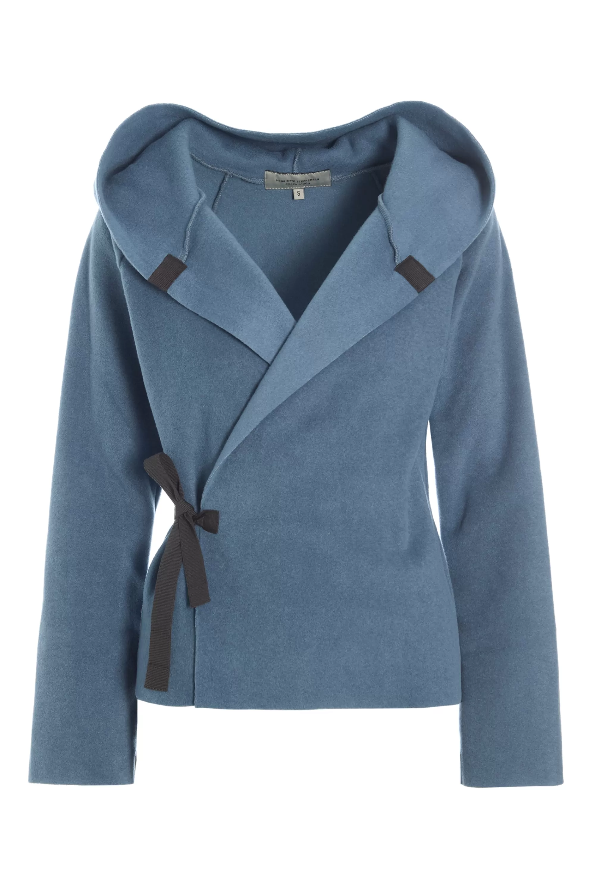 Henriette Steffensen Copenhagen KLASSISCHE FLEECE WICKEL CARDIGAN | 1009 DUSTY BLUE Discount