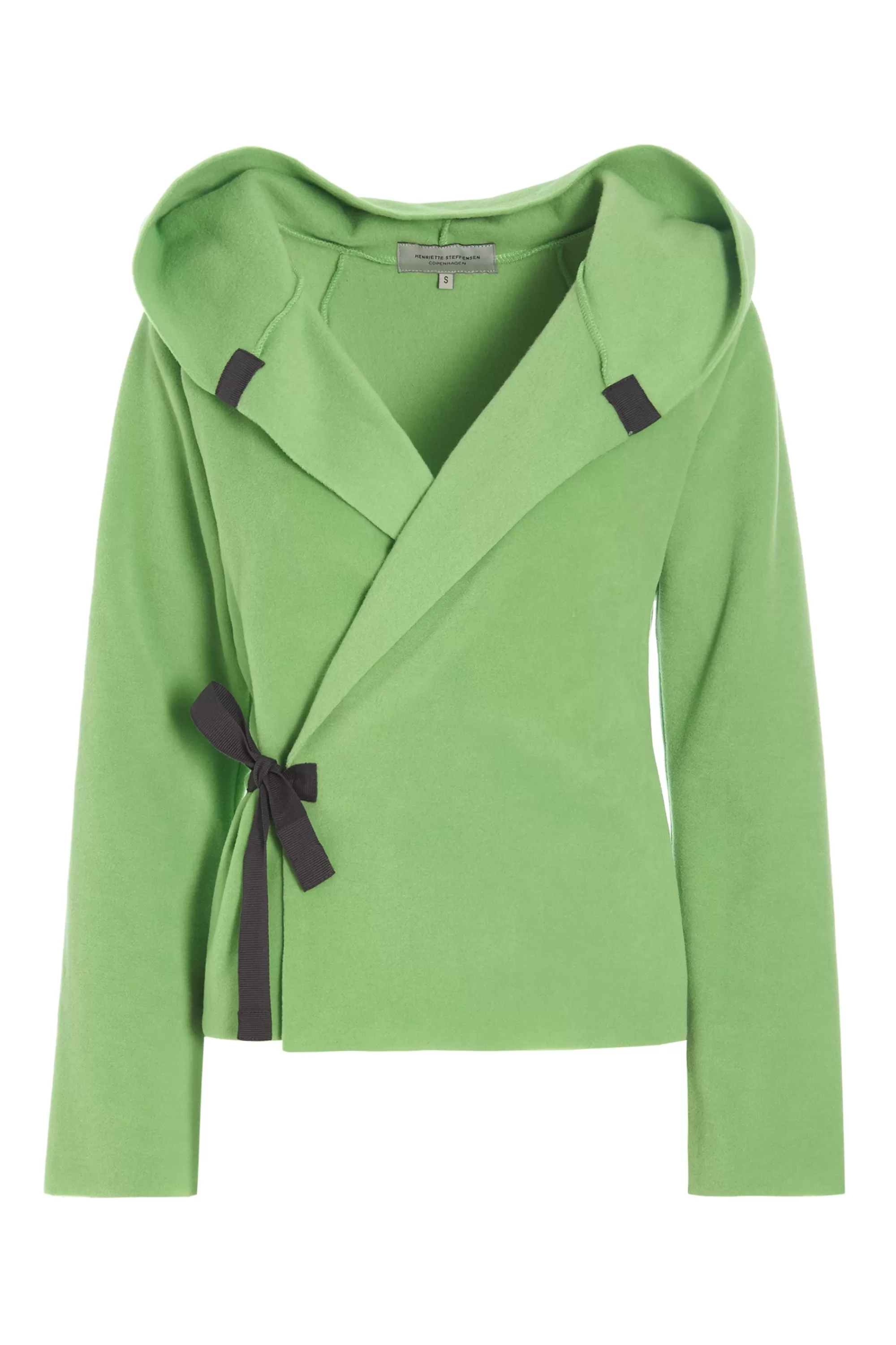 Henriette Steffensen Copenhagen KLASSISCHE FLEECE WICKEL CARDIGAN | 1009 JUICY GREEN Shop