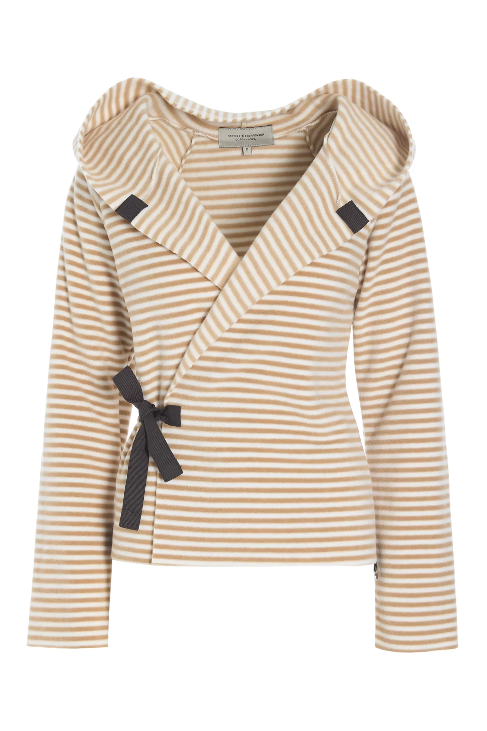 Henriette Steffensen Copenhagen KLASSISCHE FLEECE WICKEL CARDIGAN | 1009 STRIPES C&O New