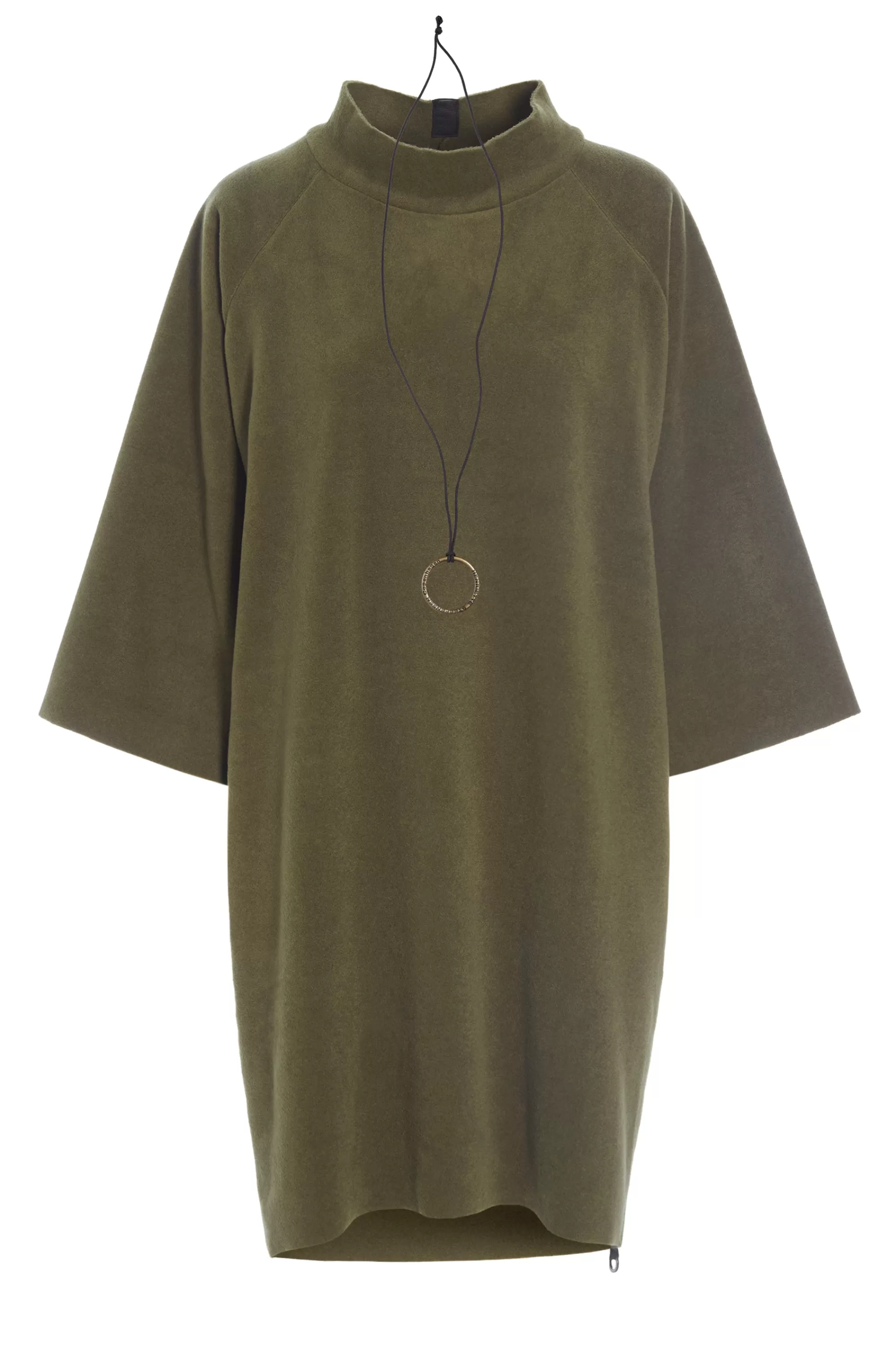 Henriette Steffensen Copenhagen KLEID MIT HOHEM HALS | 3243 MOSS Best