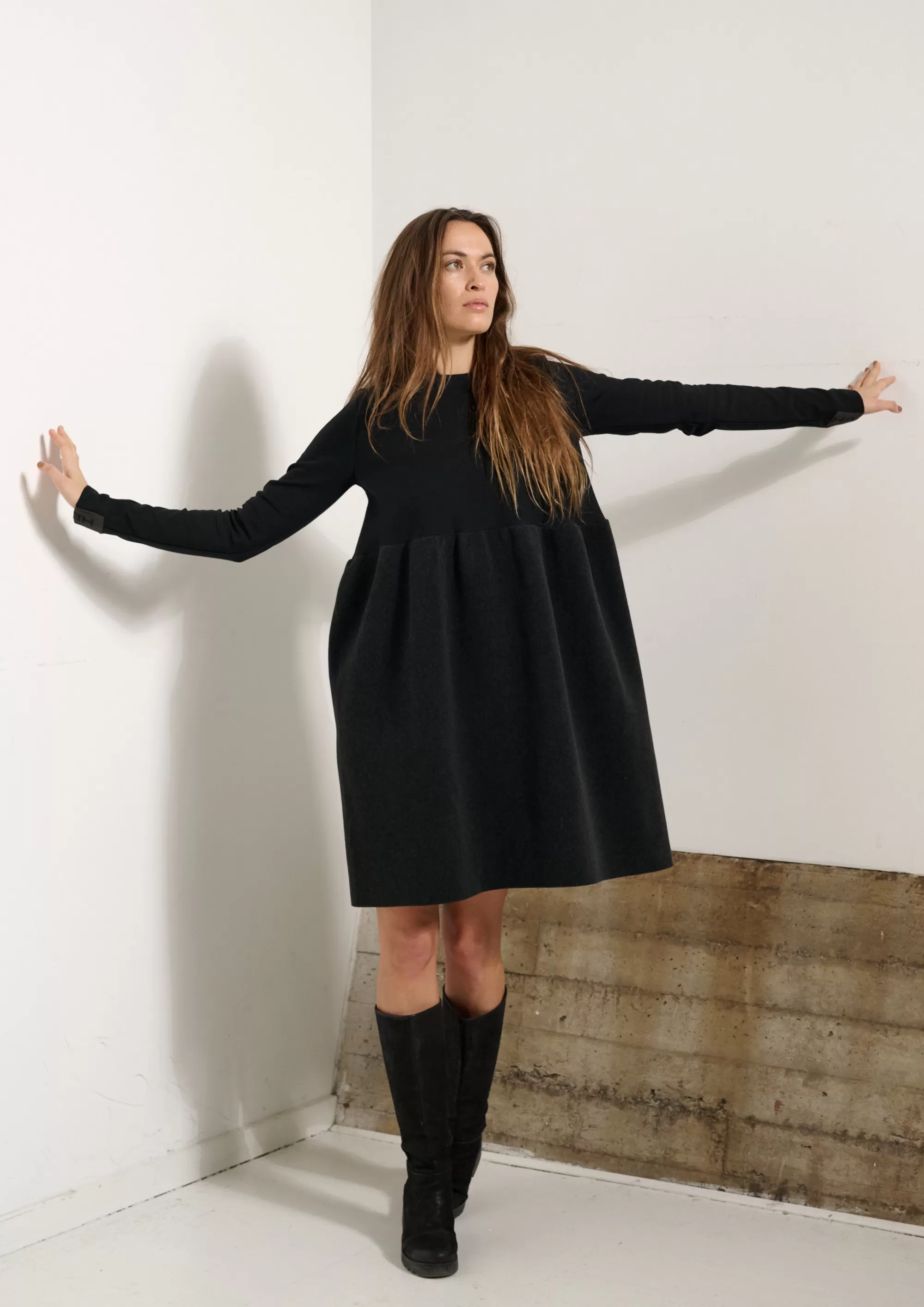 Henriette Steffensen Copenhagen KLEID MIX | 73007 BLACK Best