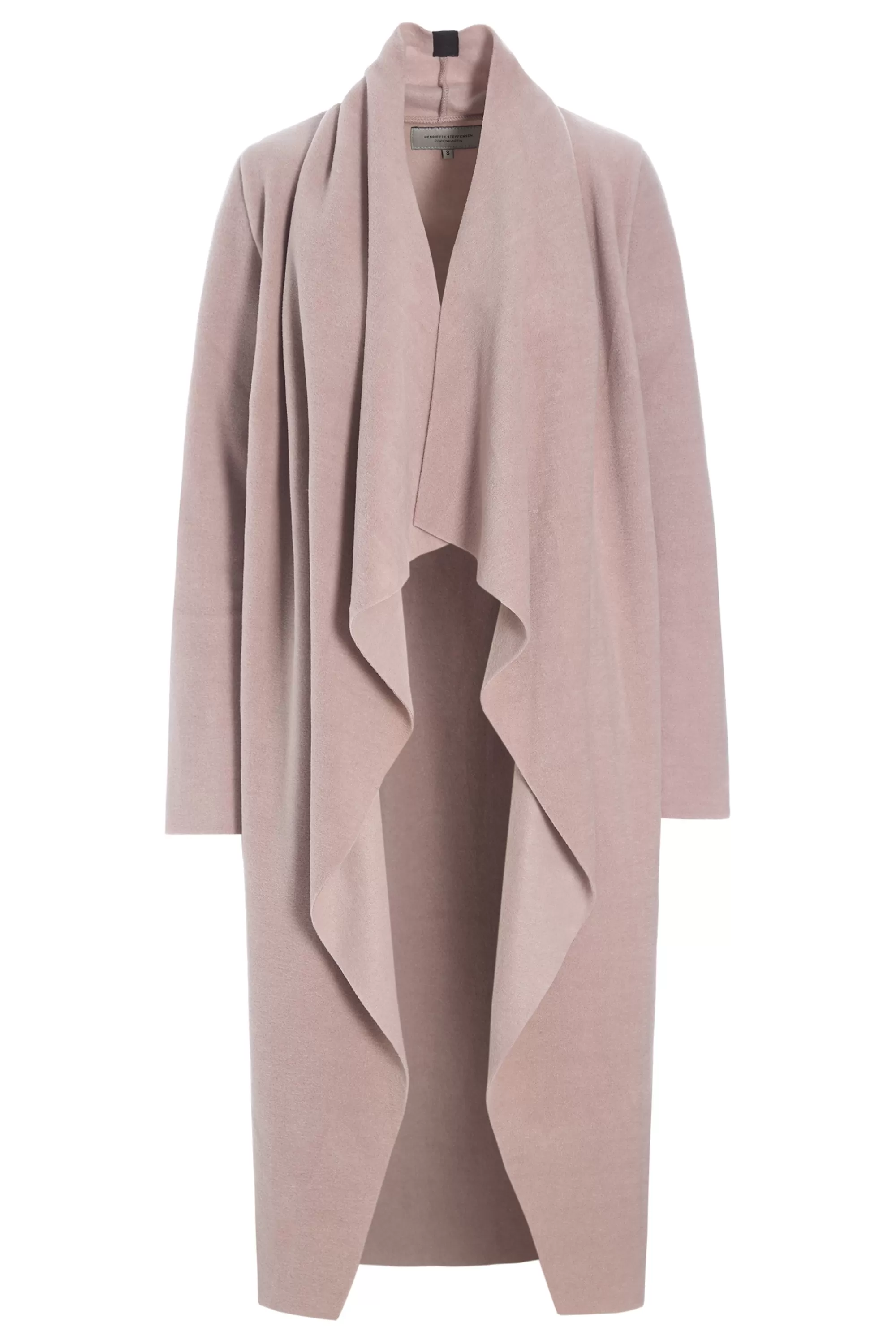 Henriette Steffensen Copenhagen LANGE CARDIGAN M/ WASSERFALL | 7131 NUDE Outlet