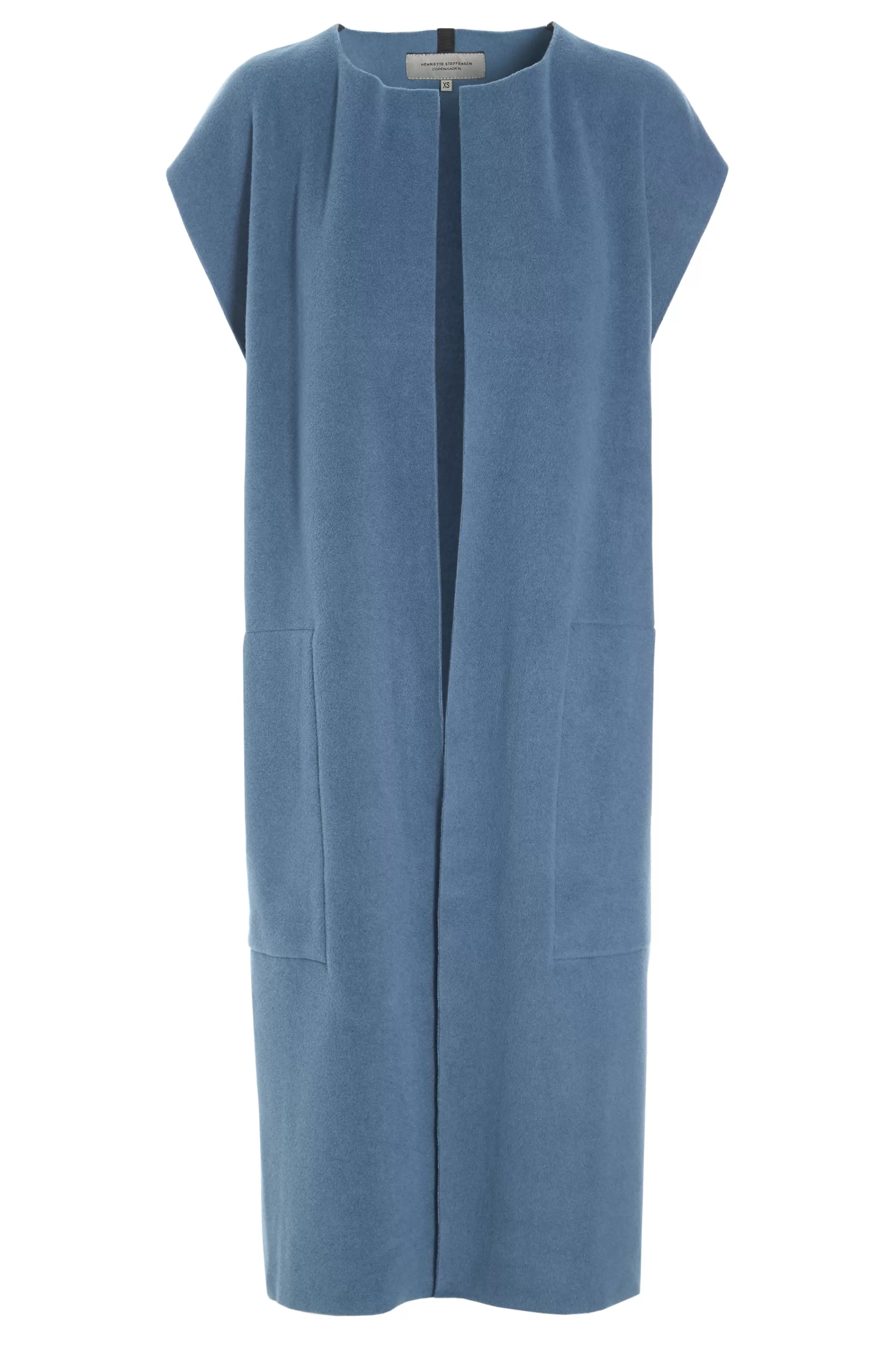 Henriette Steffensen Copenhagen LANGE WESTE | 7169 DUSTY BLUE Clearance