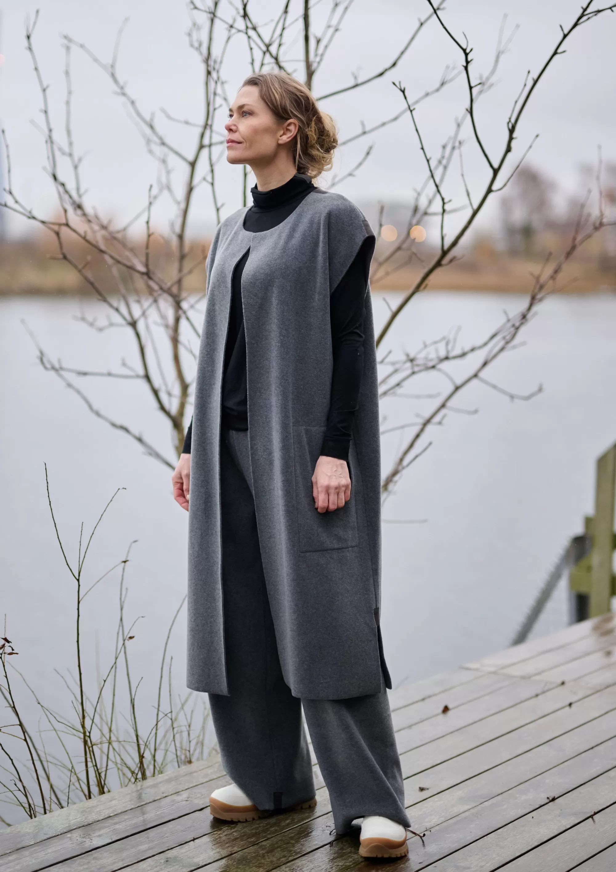 Henriette Steffensen Copenhagen LANGE WESTE | 7169 GREY Discount