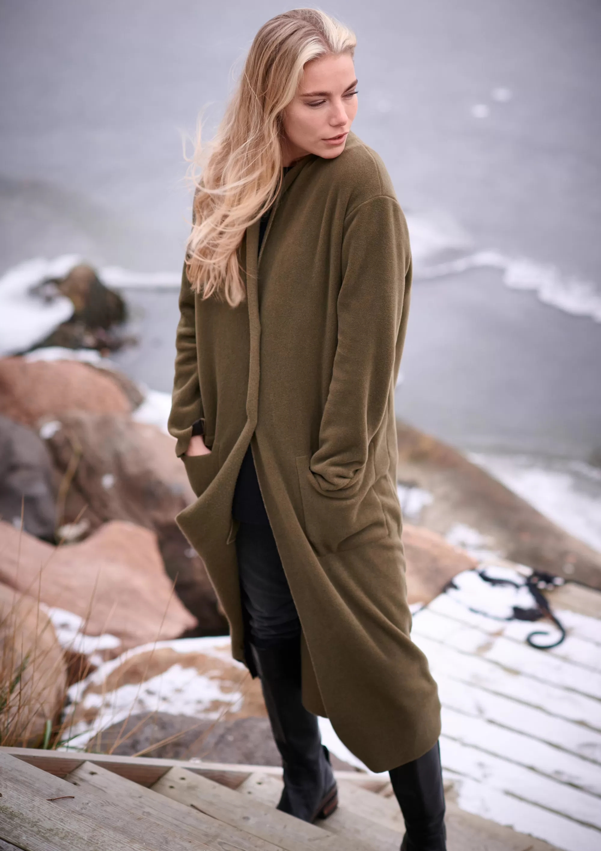 Henriette Steffensen Copenhagen LANGER CARDIGAN | 7162 MOSS Clearance
