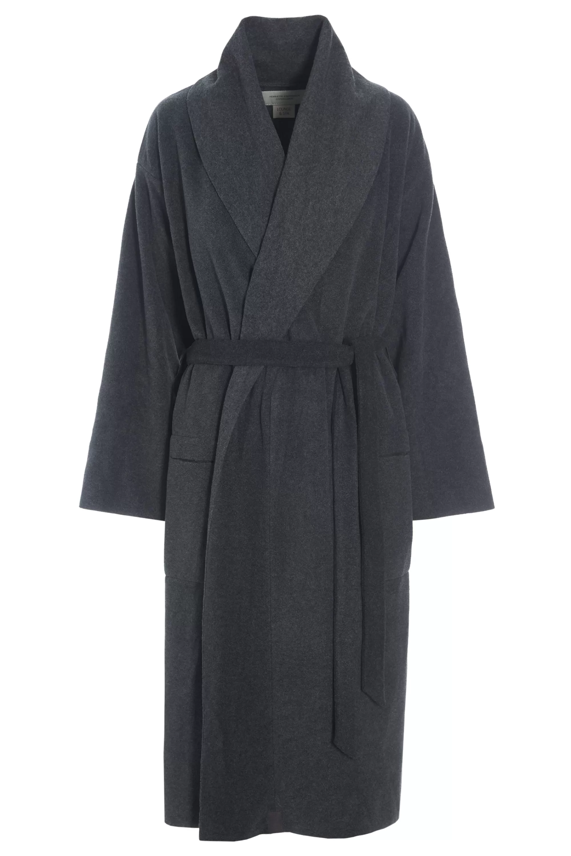 Henriette Steffensen Copenhagen MORGENMANTEL FRAUEN MIDI | 7128 MIDI SOFT BLACK Fashion