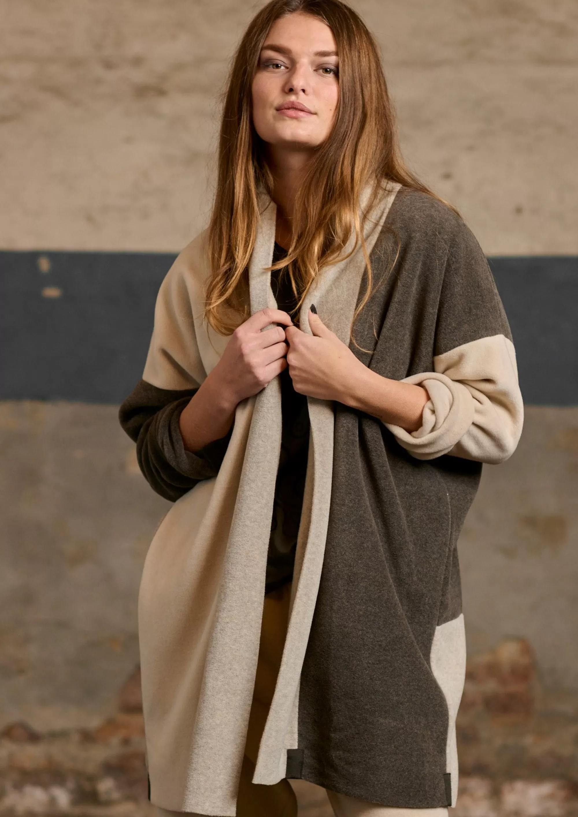 Henriette Steffensen Copenhagen NO WASTE CARDIGAN | 7175 BARK/KIT/SAND Clearance